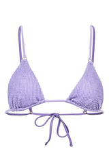 Venice Bikini Oberteil - Lavender Crincle