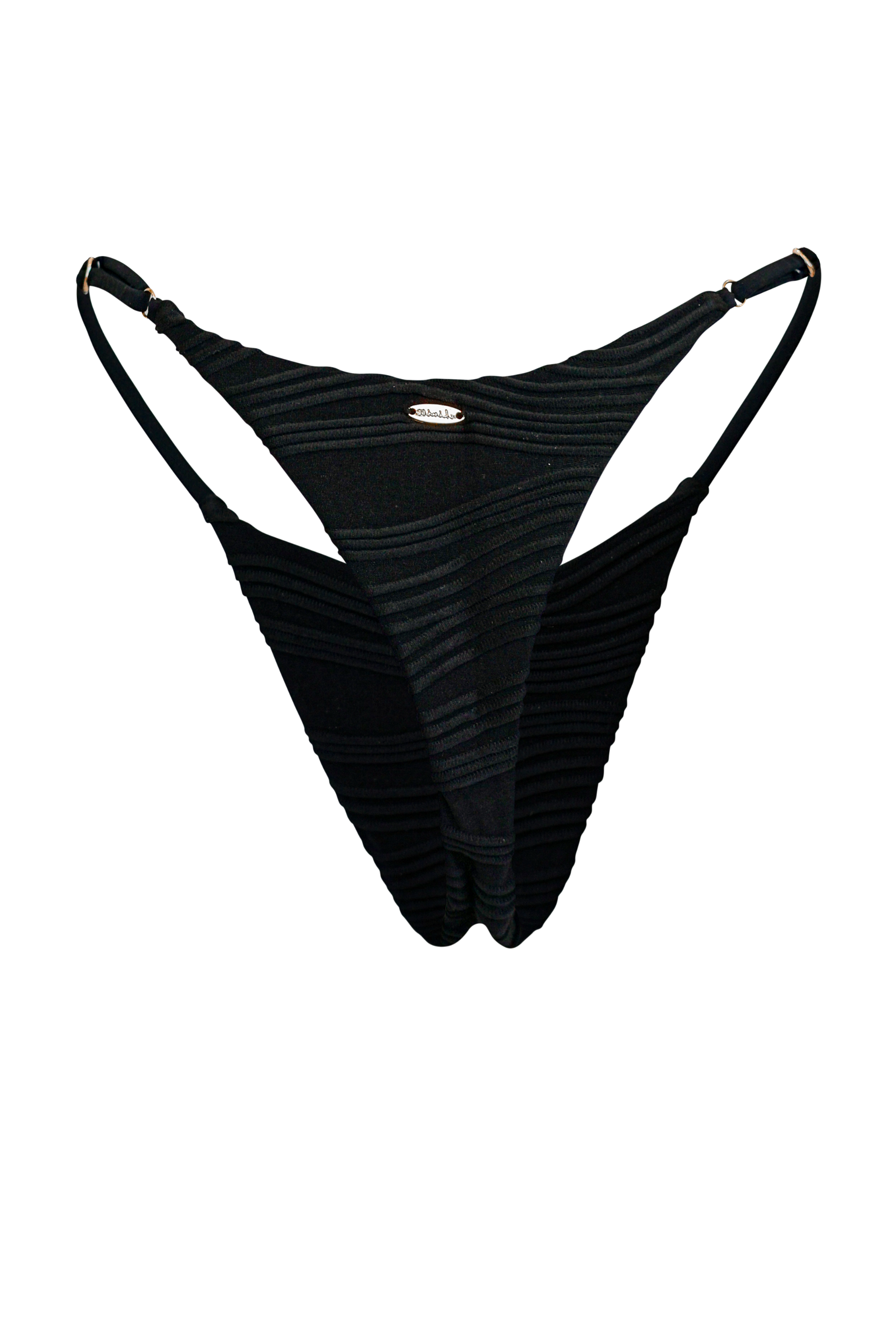 Maui Bikini Hose - Black Ocean Waves